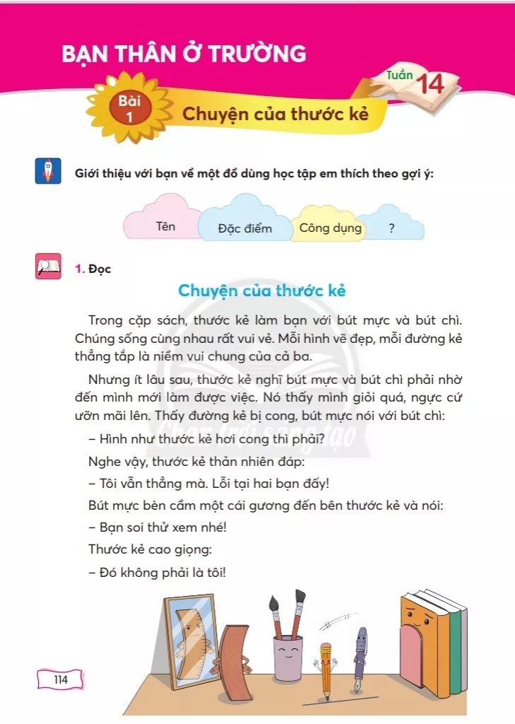 Bài 1: Chuyện của thước kẻ 