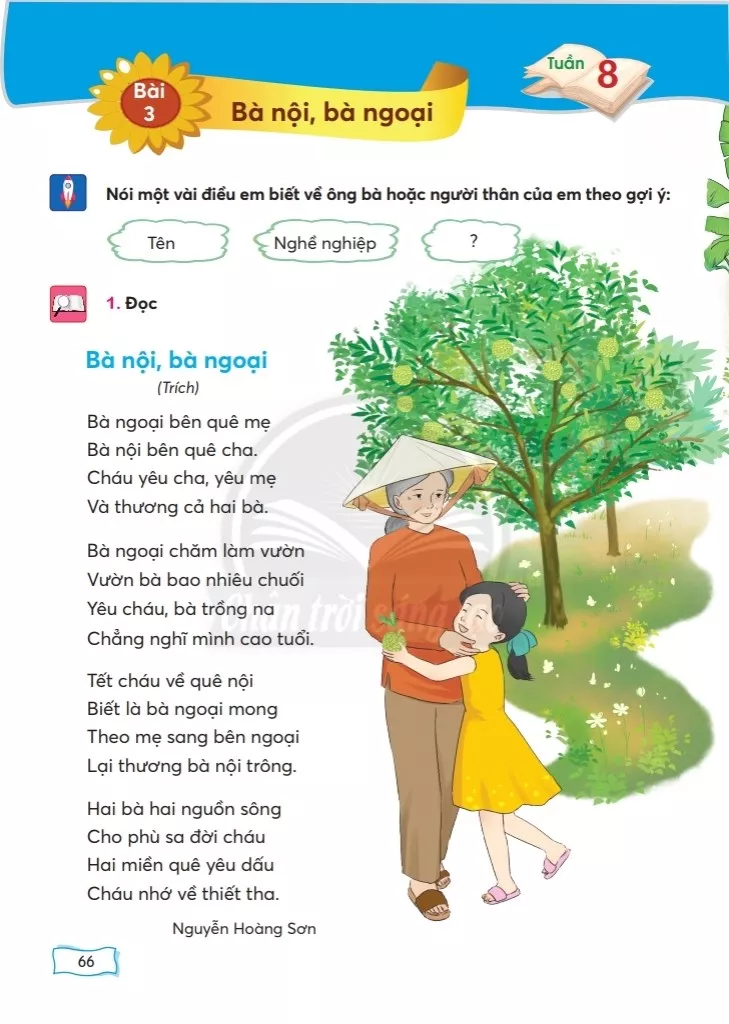 Bài 3: Bà nội, bà ngoại 