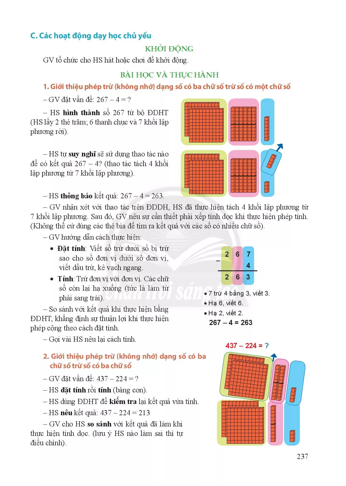 • Phép trừ không nhớ trong phạm vi 1000 