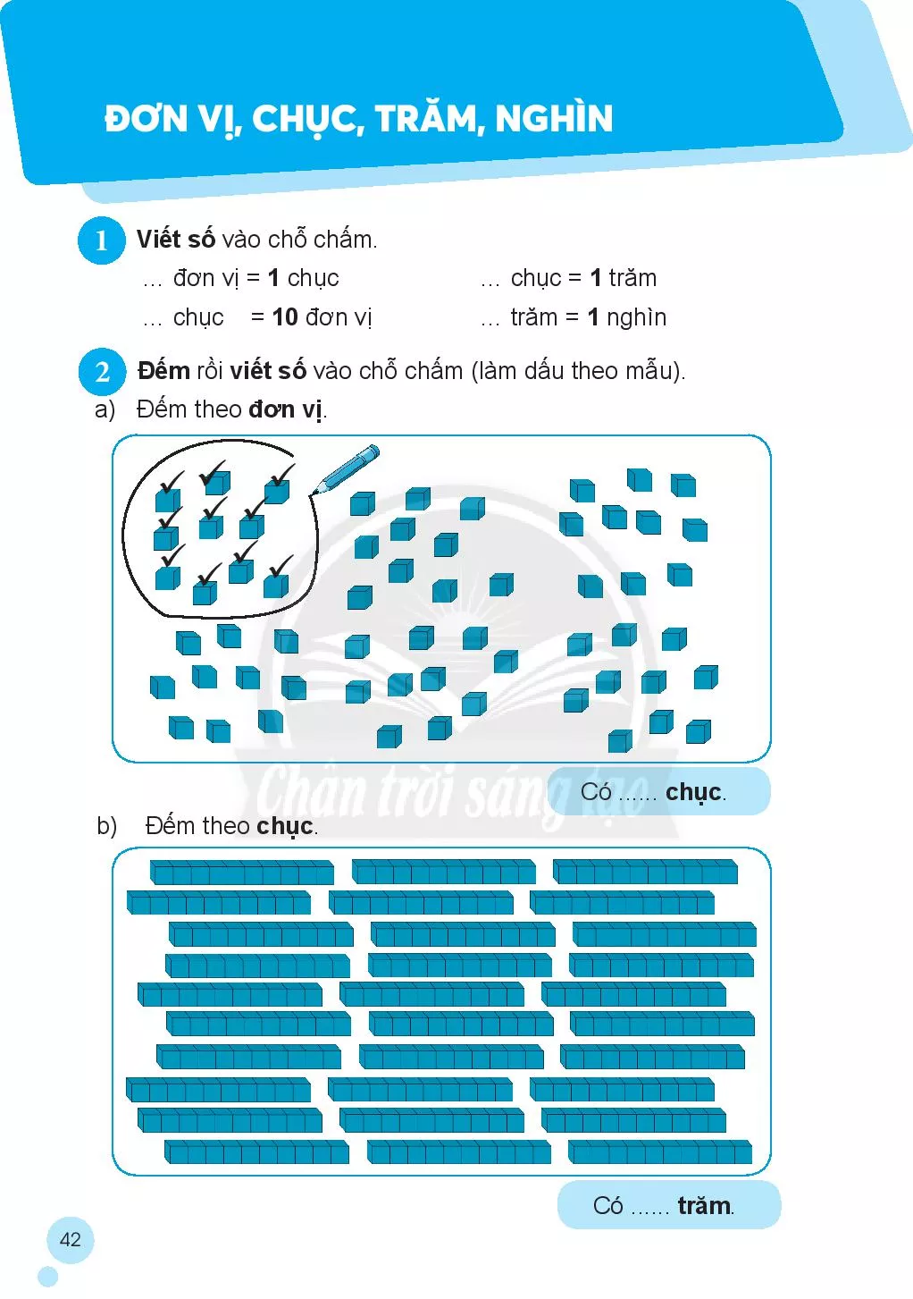 Đơn vị, chục, trăm, nghìn 