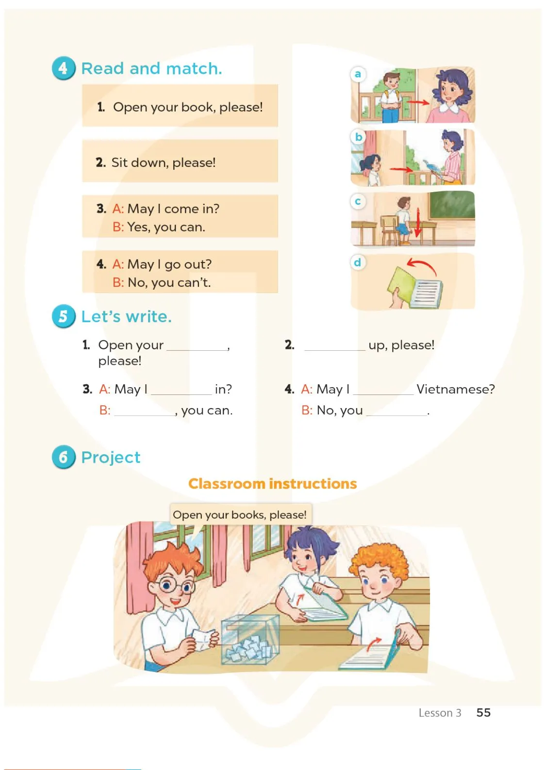 Unit 7 Classroom instructions