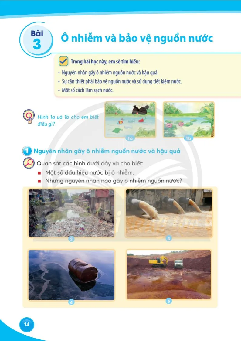 Bài 3. Ô nhiễm và bảo vệ nguồn nước.