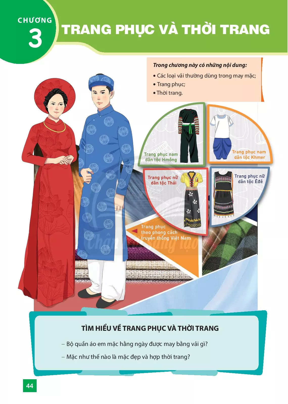 Bài 6. Các loại vải thường dùng trong may mặc