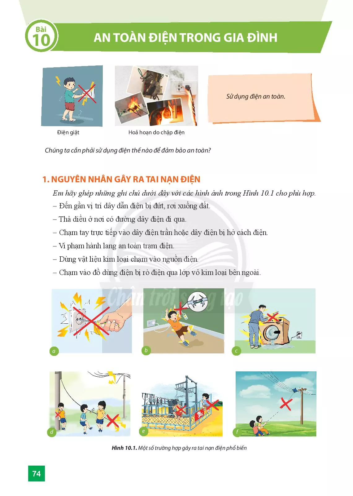 SGK Scan]  Bài 10. An toàn điện trong gia đình - Sách Giáo Khoa ...