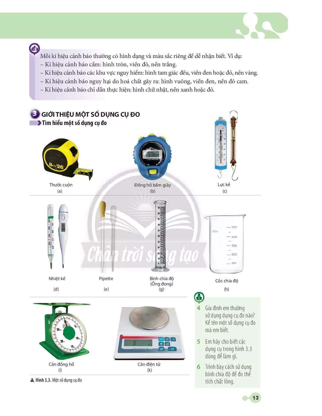 BÀI 3: Quy định an toàn trong phòng thực hành. Giới thiệu một số dụng cụ đo - Sử dụng kính lúp và kính hiển vi quang học 