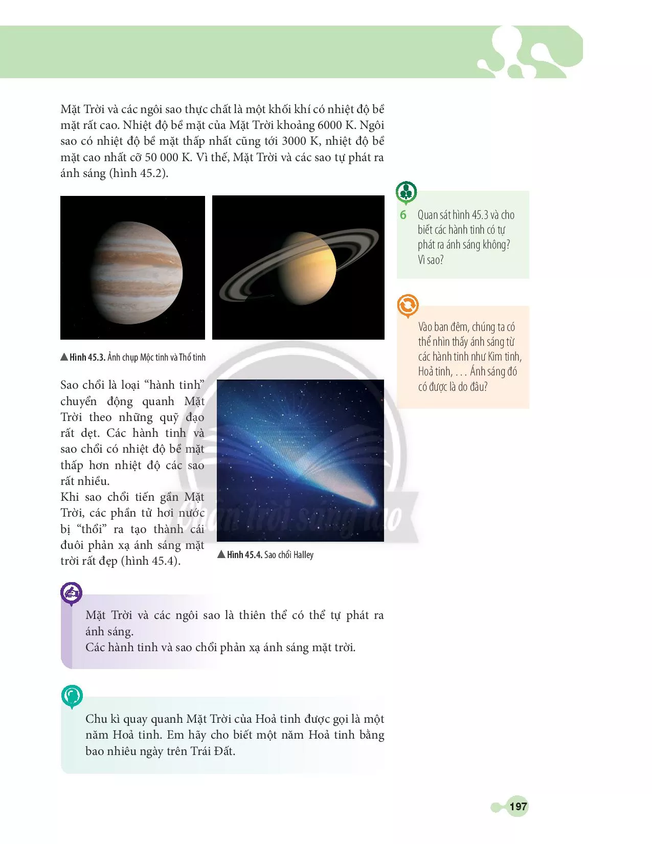 BÀI 45: Hệ Mặt Trời và Ngân Hà 