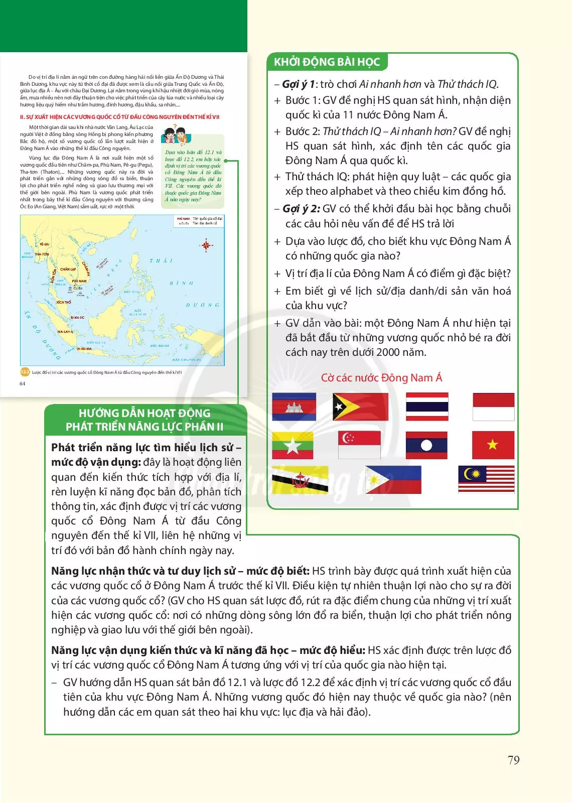 Bài 12. Các vương quốc ở Đông Nam Á trước thế kỉ X