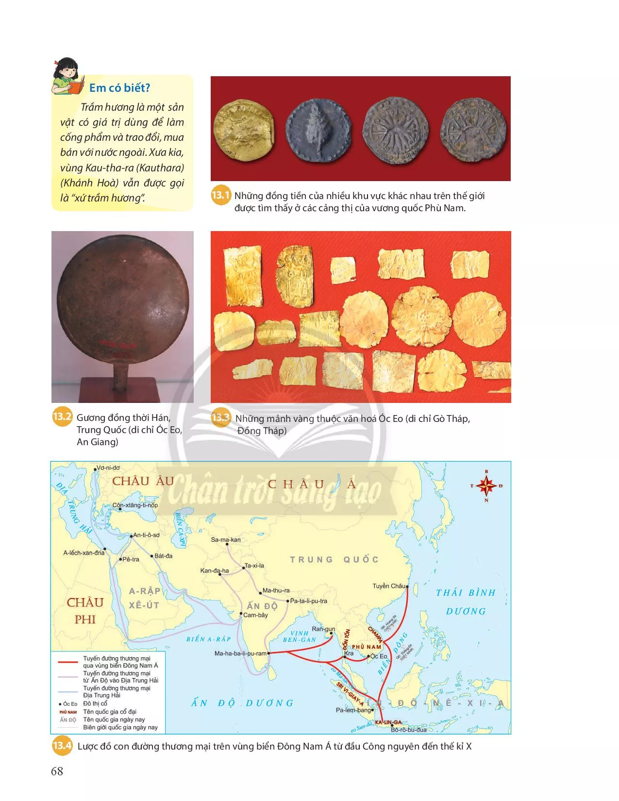 Bài 13. Giao lưu thương mại và văn hoá ở Đông Nam Á từ đầu Công nguyên đến thế kỉ X