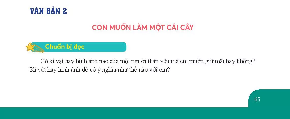 Con muốn làm một cái cây (Võ Thu Hương)