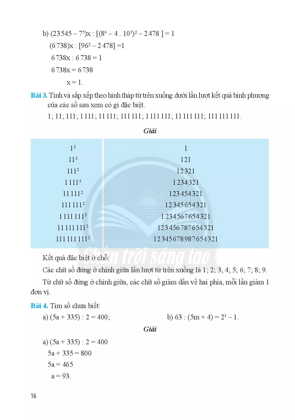 Bài 5. Thứ tự thực hiện các phép tính.