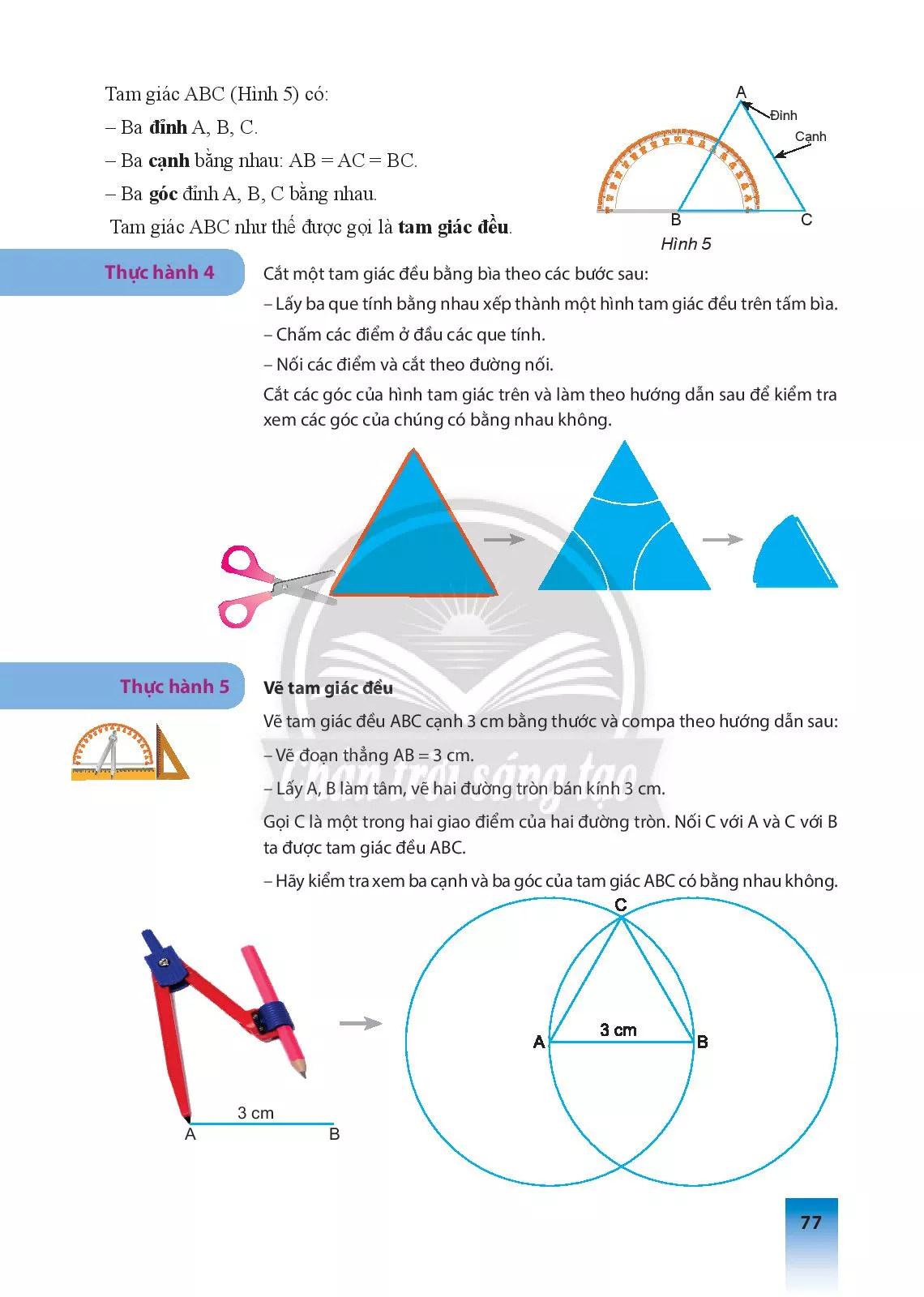 Bài 1. Hình vuông - Tam giác đều - Lục giác đều