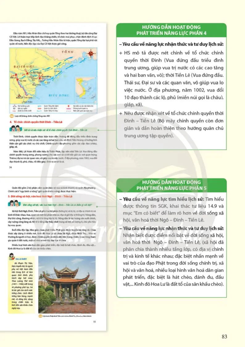 Bài 14. Công cuộc xây dựng và bảo vệ đất nước thời Ngô – Đinh – Tiền Lê (938 – 1009) 