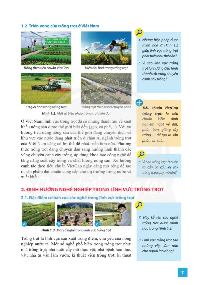 Bài 2. Các phương thức trồng trọt ở Việt Nam.