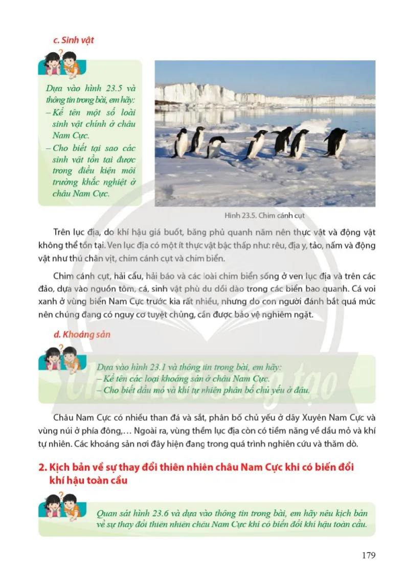 Bài 23. Thiên nhiên châu Nam Cực ...