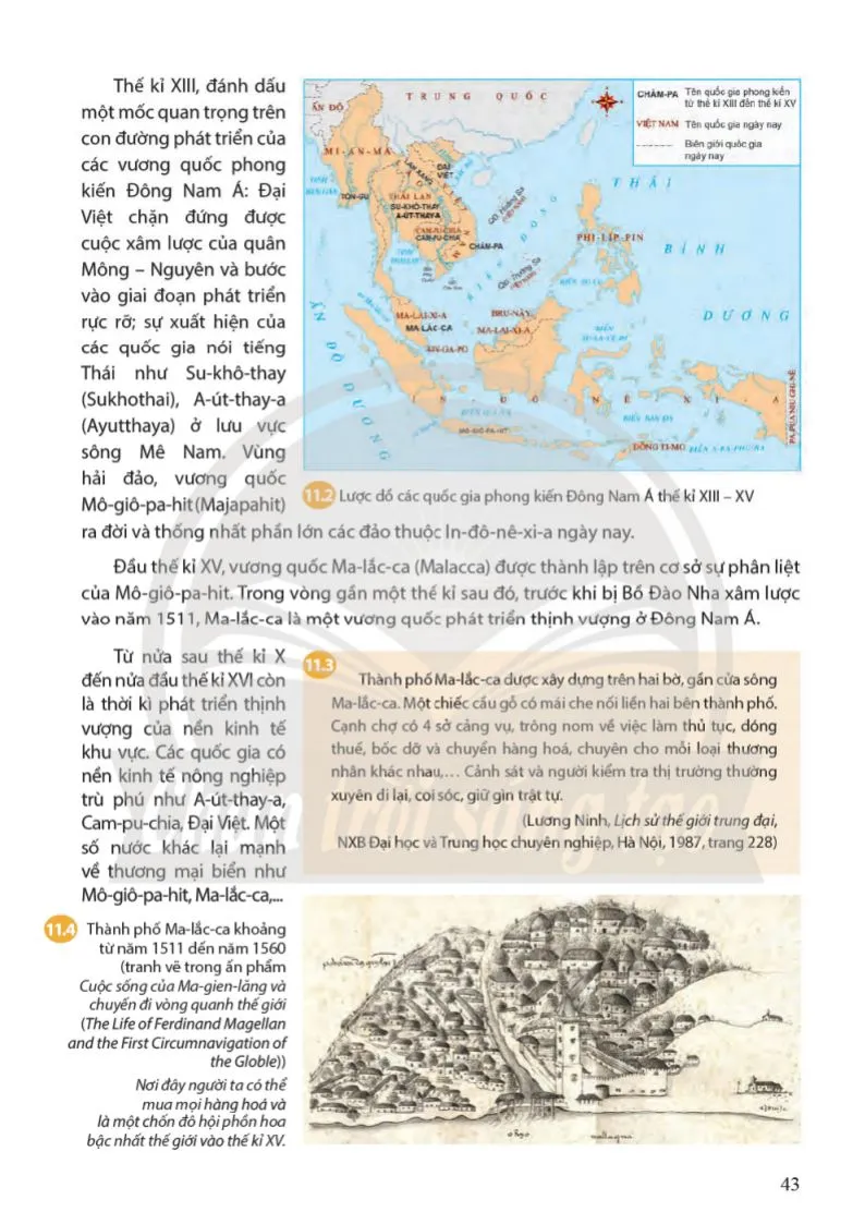 Bài 11. Khái quát về Đông Nam Á từ nửa sau thế kỉ X đến nửa đầu thế kỉ XVI