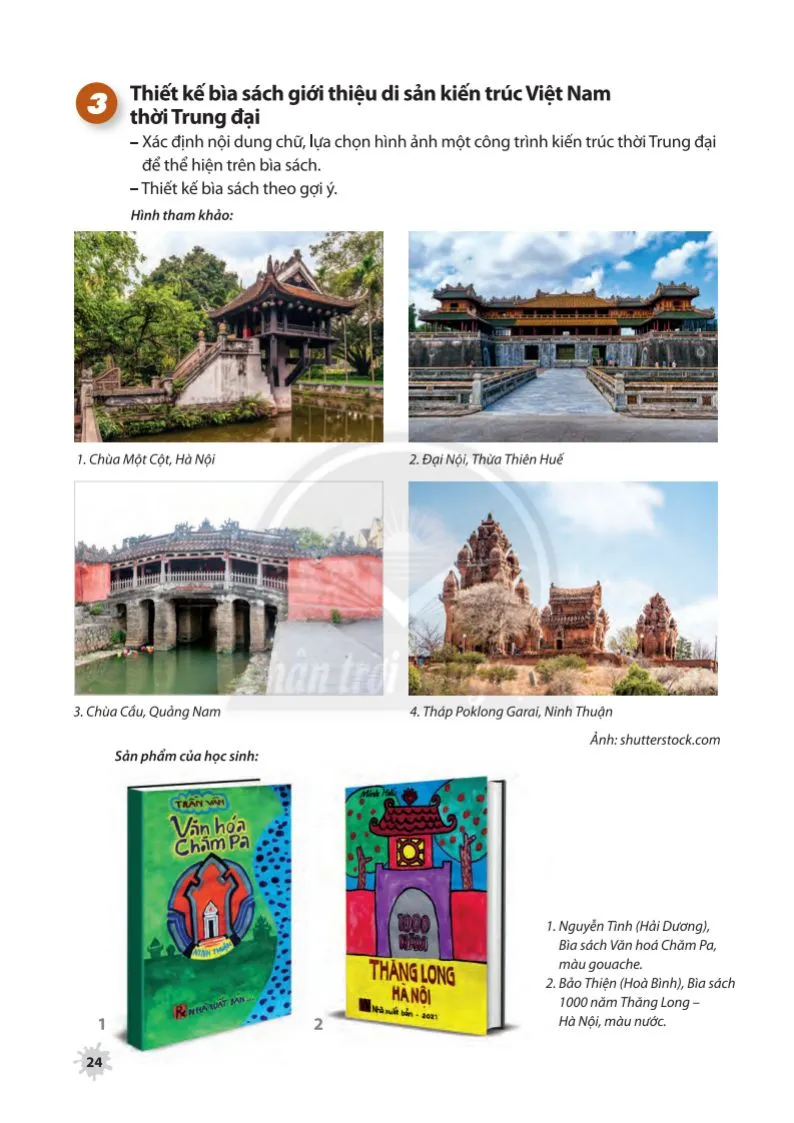 Bài 5 Bìa sách với di sản kiến trúc Việt Nam