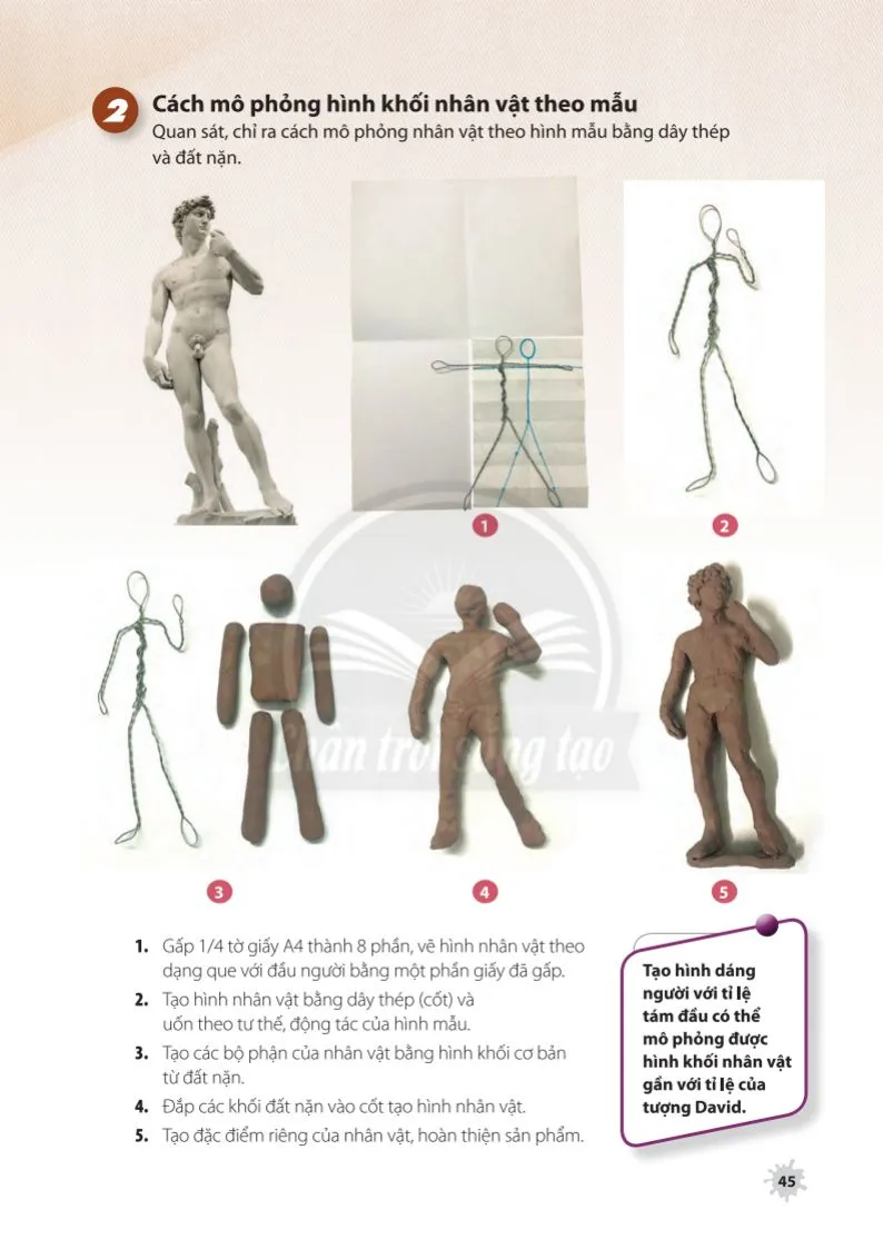 Bài 10. Hình khối của nhân vật trong điêu khắc