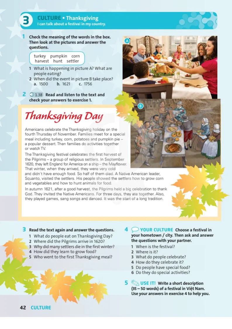 Culture: Thanksgiving p42