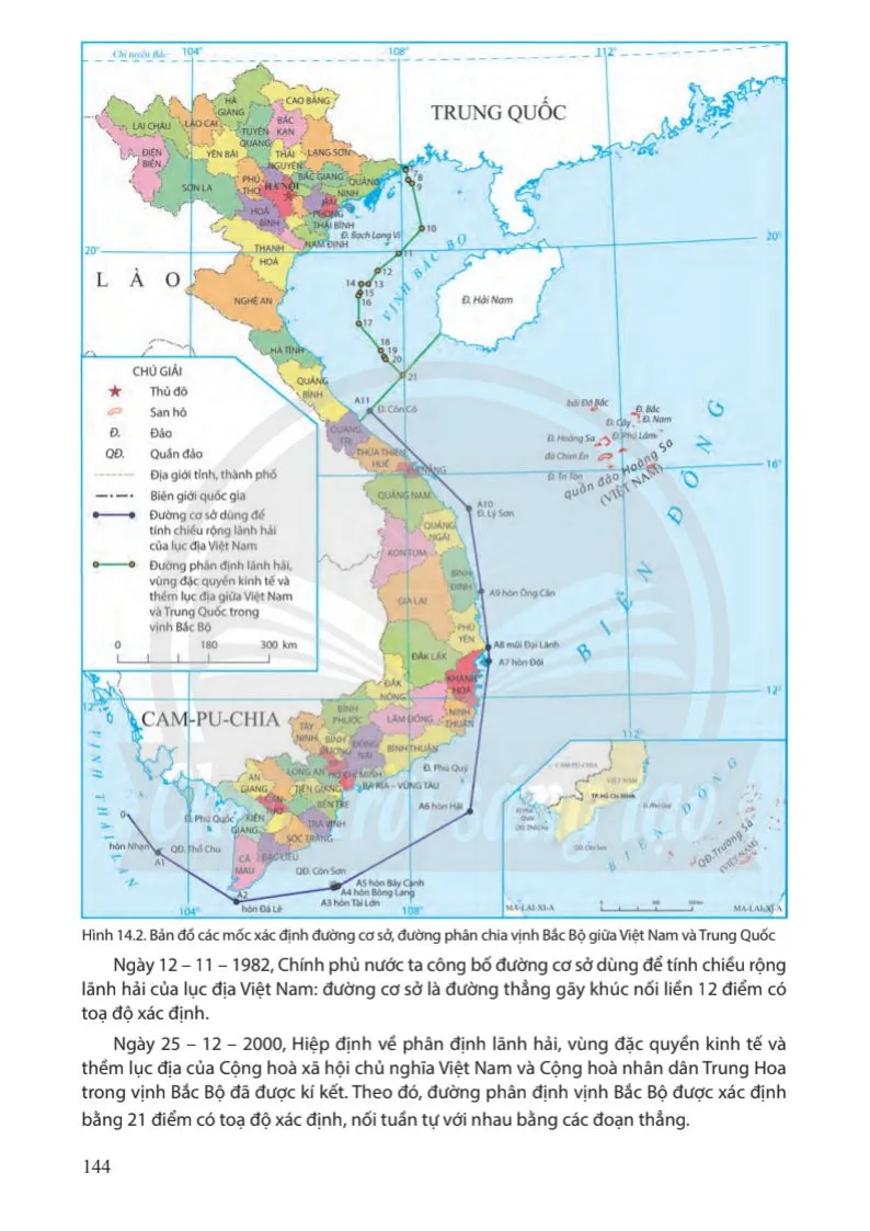 Bài 14. Vị trí địa lí Biển Đông, các vùng biển của Việt Nam.....