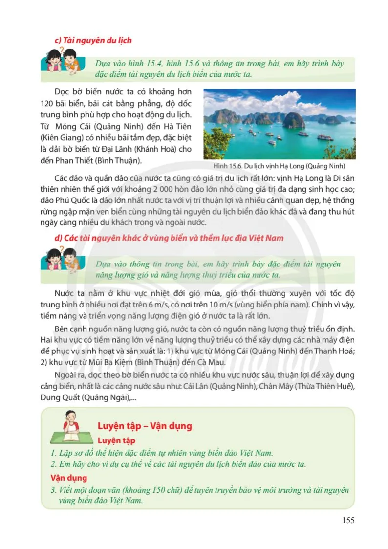 Bài 15. Đặc điểm tự nhiên, môi trường và tài nguyên vùng biển đảo Việt Nam.