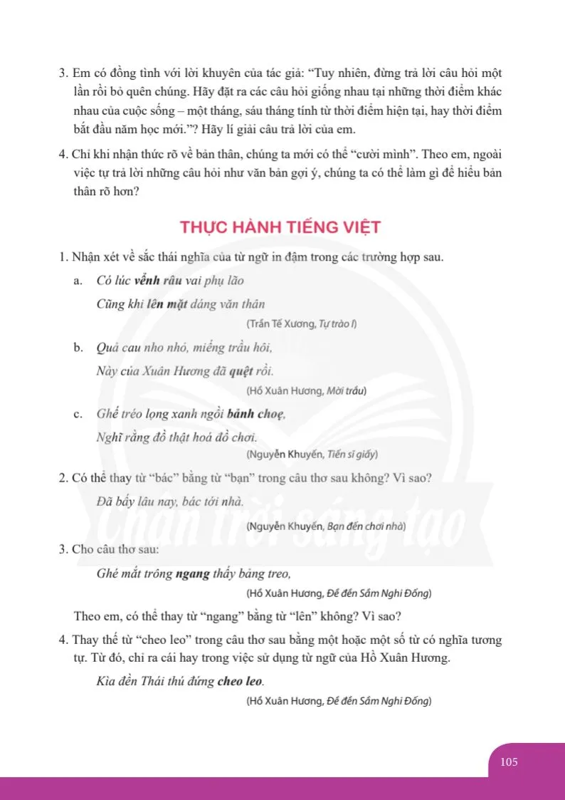 Thực hành tiếng Việt .
