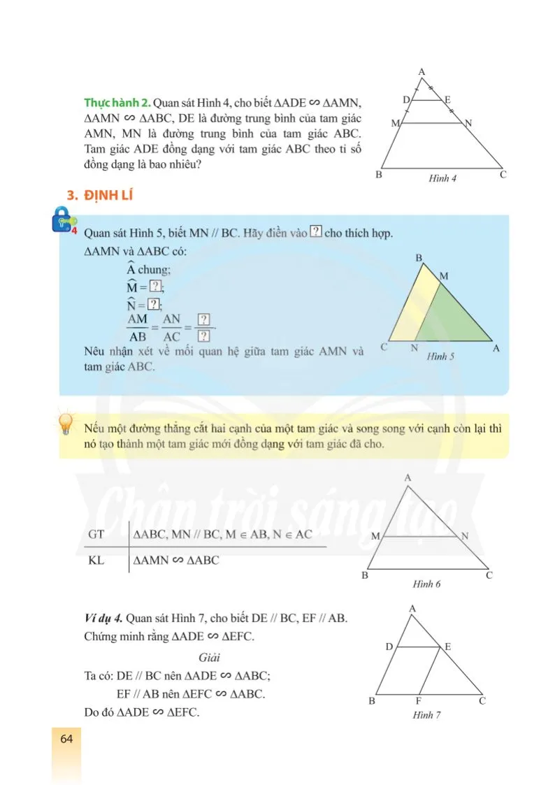 Bài 1. Hai tam giác đồng dạng