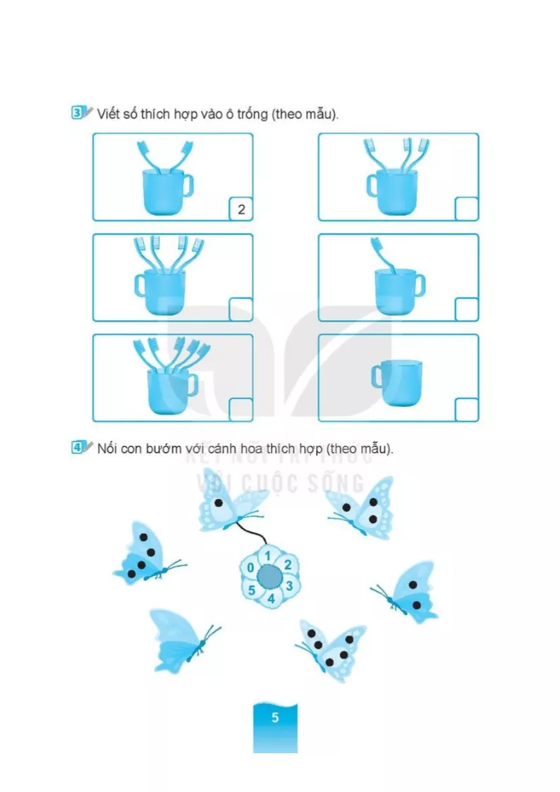 Bài 1. Các số 0, 1, 2, 3, 4, 5