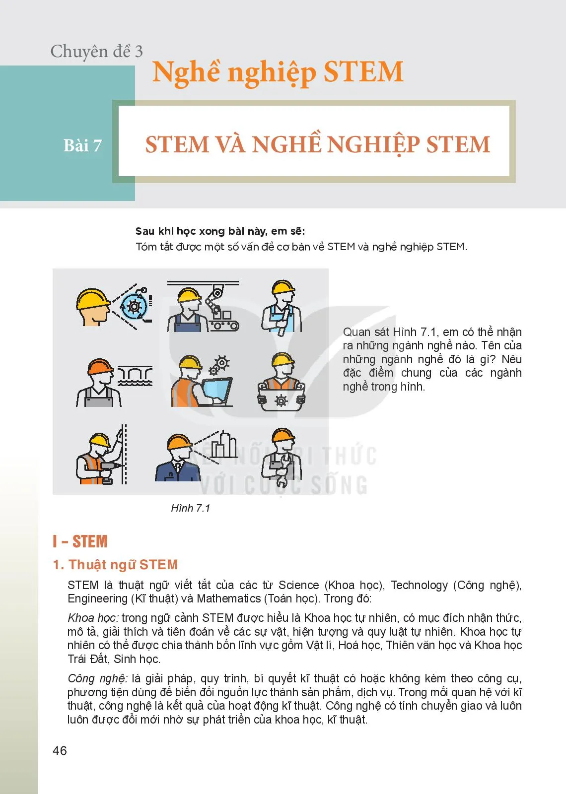 Bài 7. STEM và nghề nghiệp STEM