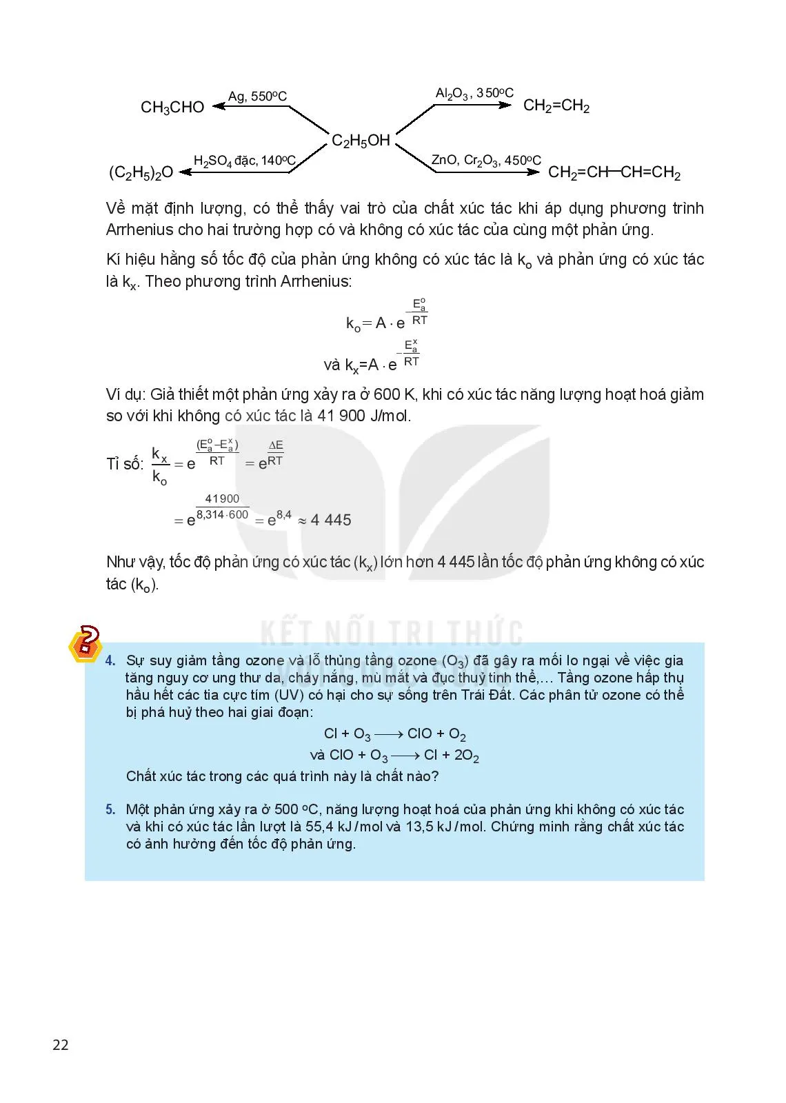 Bài 3. Năng lượng hoạt hoá của phản ứng hoá học
