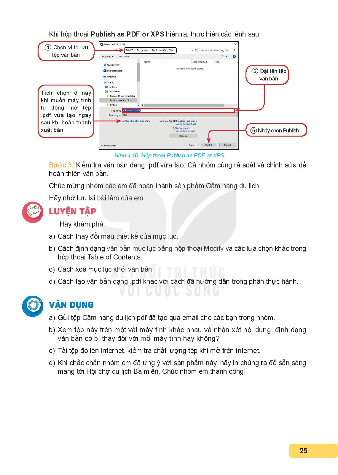 Bài 4. Tạo mục lục và xuất bản văn bản