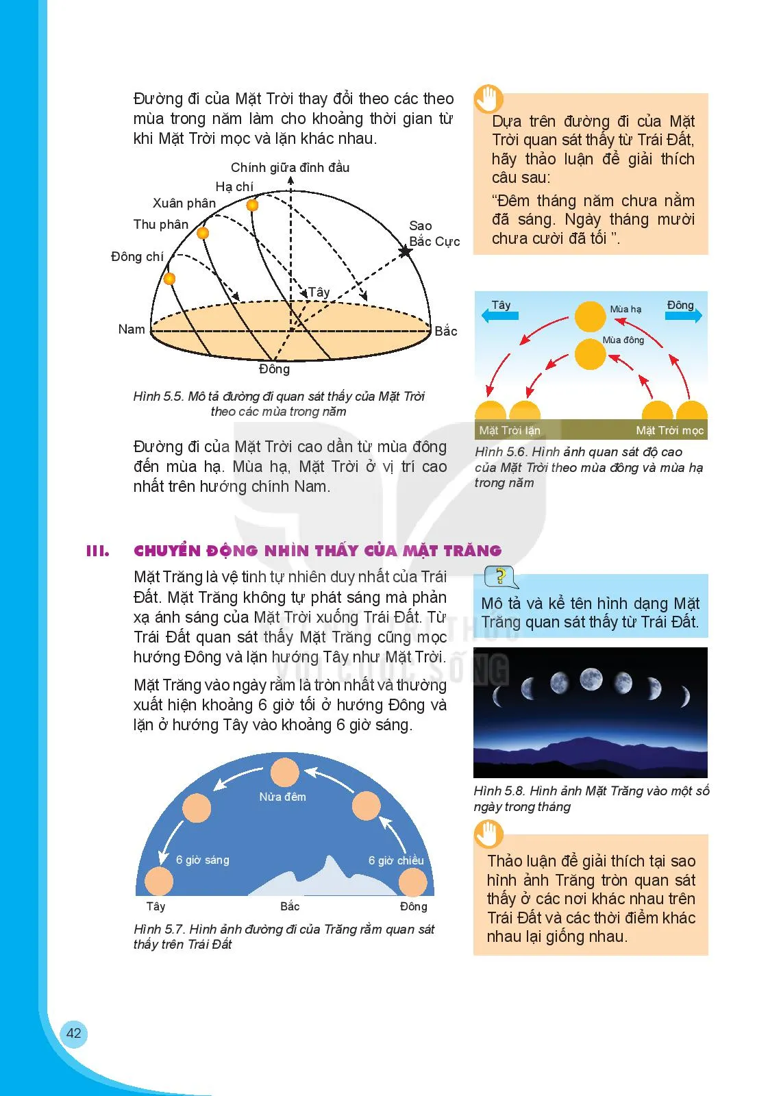 Bài 5. Đặc điểm chuyển động nhìn thấy của một số thiên thể trên nền trời sao