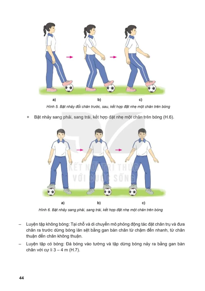 Bài 2. Kĩ thuật dừng bóng lăn sệt bằng gan bàn chân