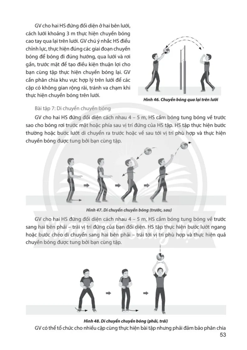 Bài 4. Kĩ thuật chuyền bóng cao tay bằng hai tay trước mặt