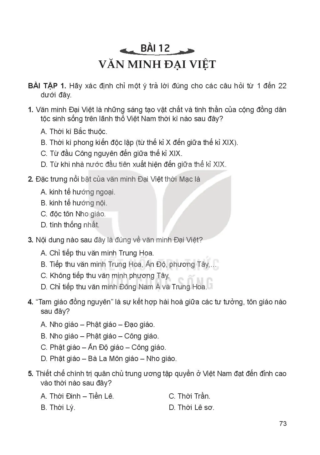 Bài 12. Văn minh Đại Việt....