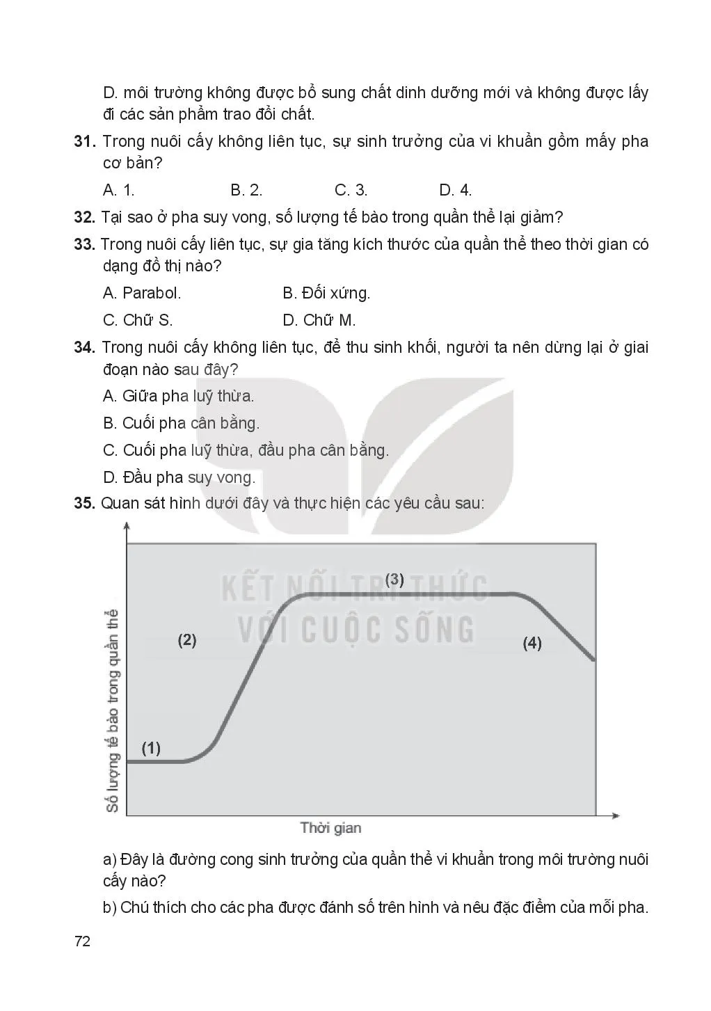 Chương 6. Sinh học vi sinh vật TRI THỨC 