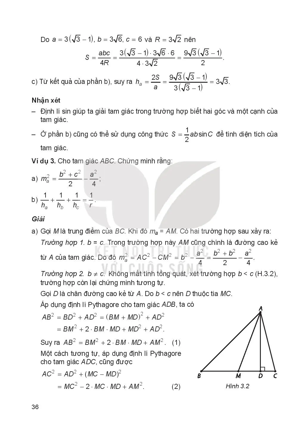 Bài 6. Hệ thức lượng trong tam giác.