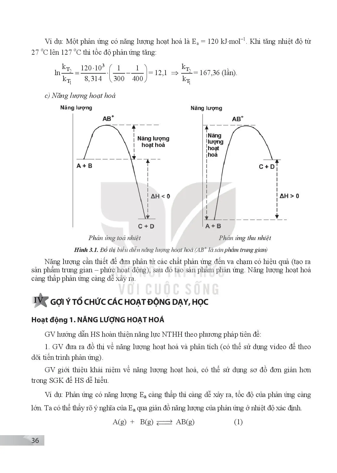 Bài 3. Năng lượng hoạt hoá của phản ứng hoá học