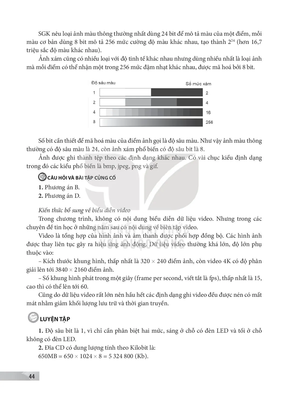 Bài 6. Dữ liệu âm thanh và hình ảnh