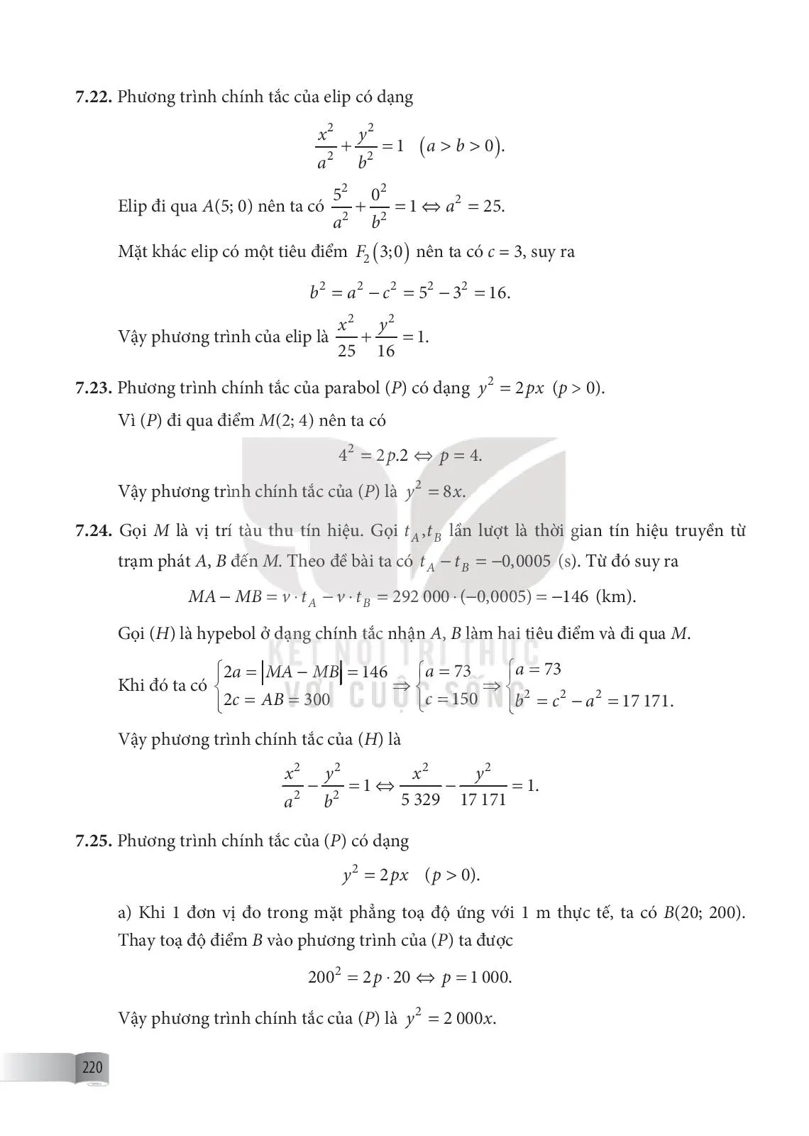 Bài 22. Ba đường conic......