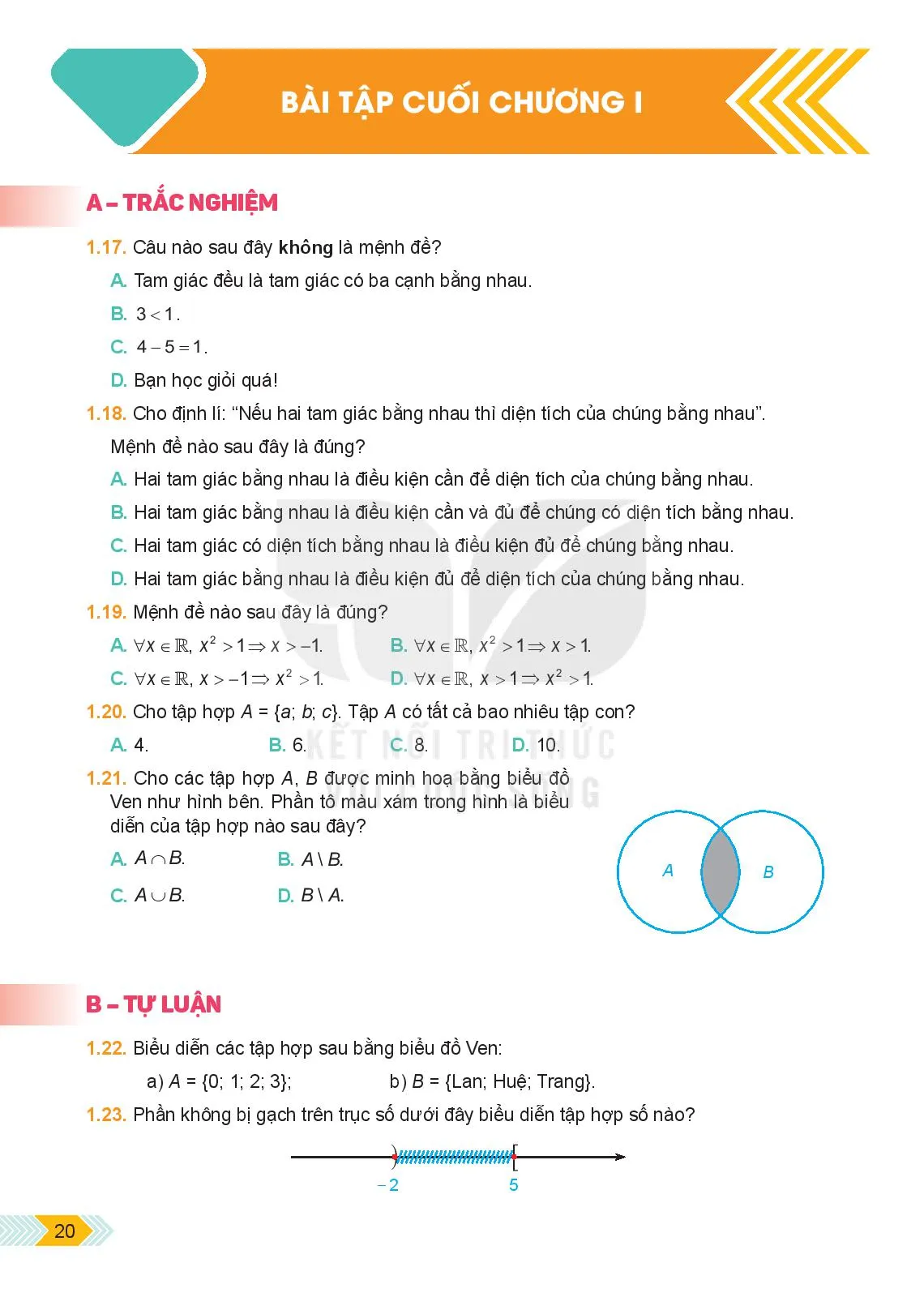 Bài 2. Tập hợp và các phép toán trên tập hợp