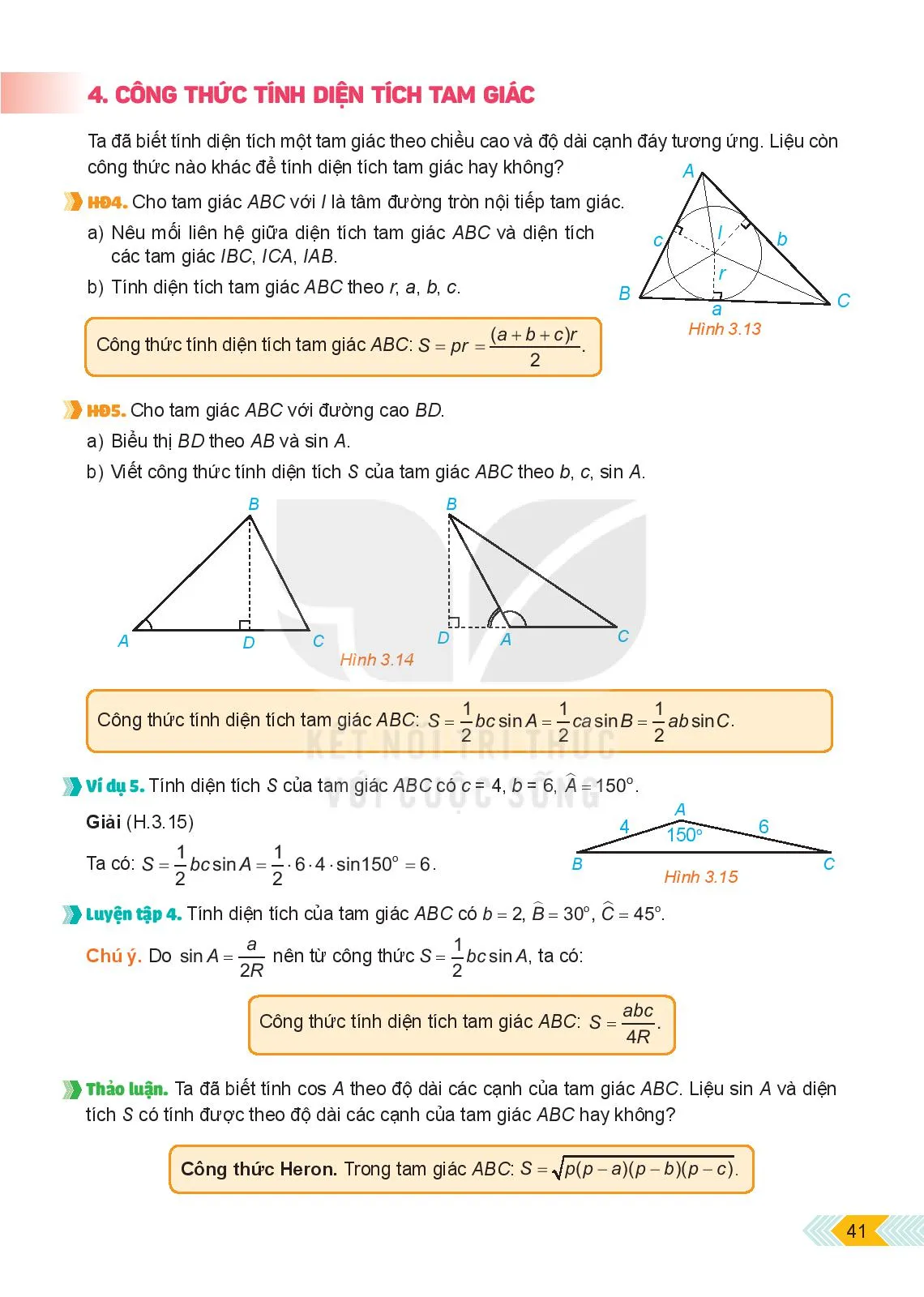 Bài 6. Hệ thức lượng trong tam giác 38