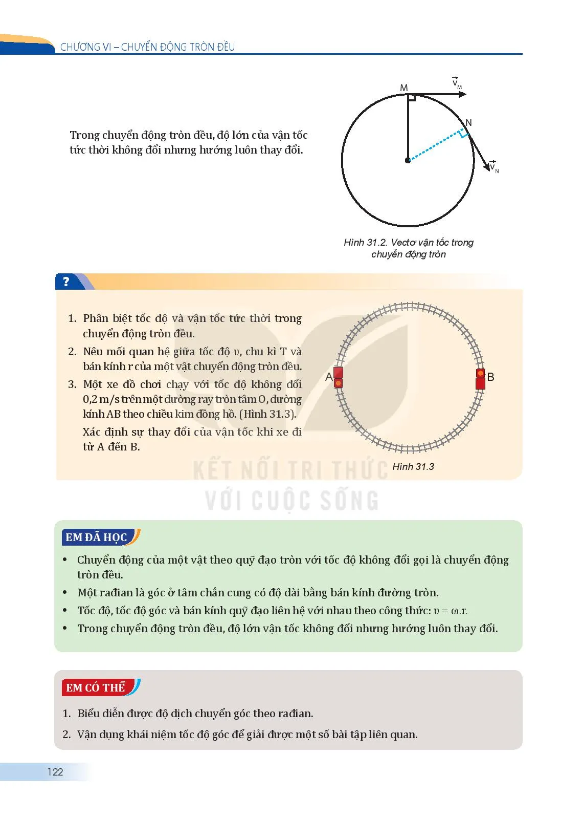 Bài 31. Động học của chuyển động tròn đều