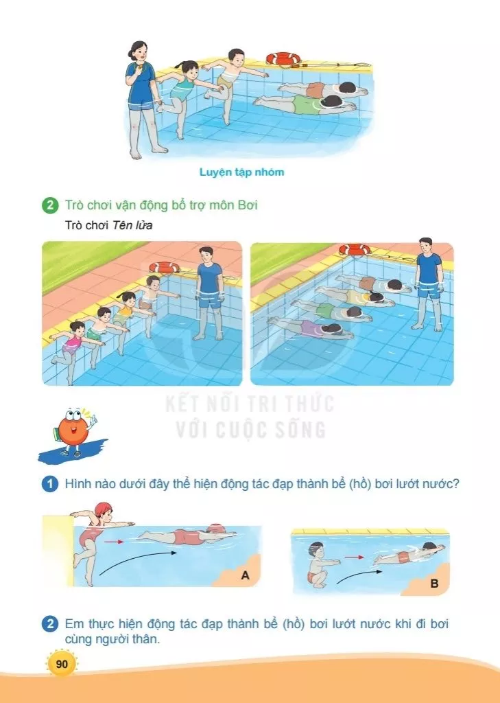 Bài 3. Đạp thành bể (hồ) bơi lướt nước 