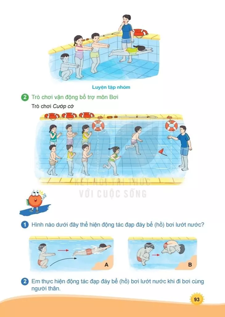 Bài 4. Đạp đáy bể (hồ) bơi lướt nước