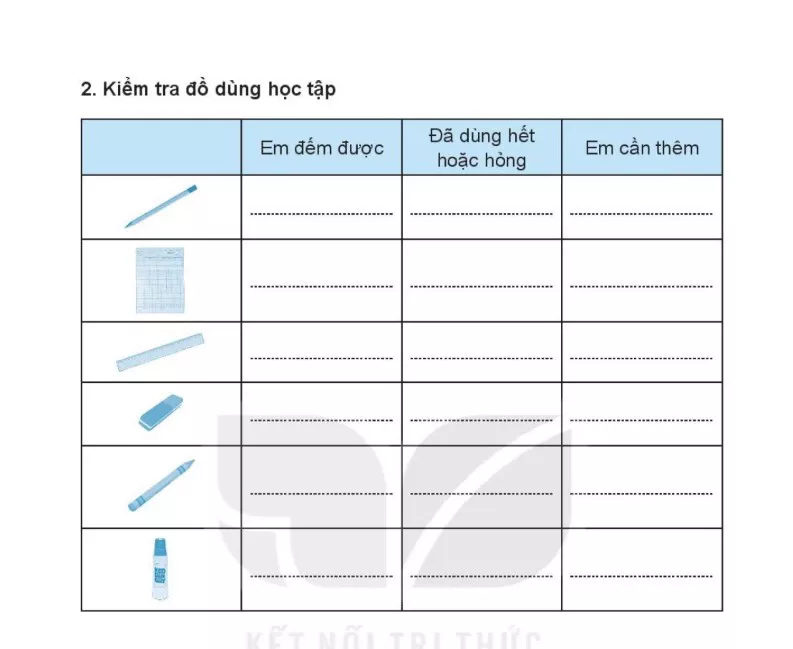 TUẦN 6. GÓC HỌC TẬP CỦA EM