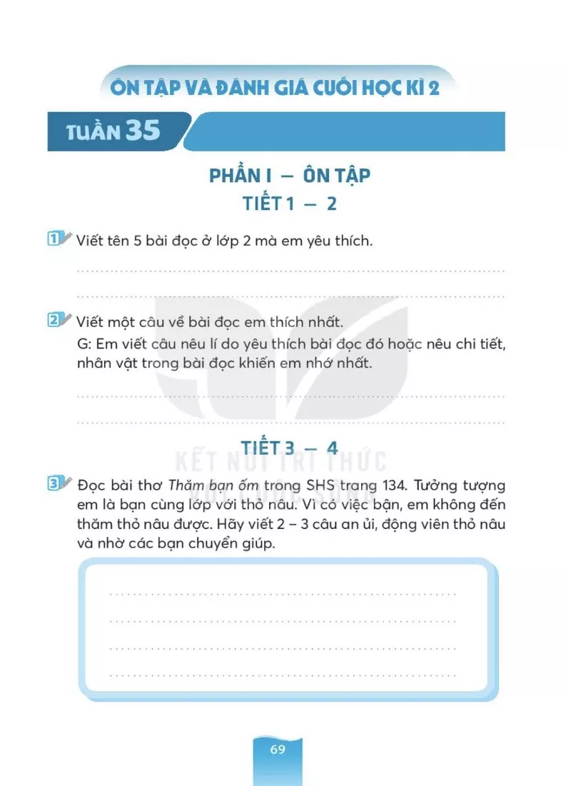 ÔN TẬP VÀ ĐÁNH GIÁ CUỐI HỌC KÌ 2