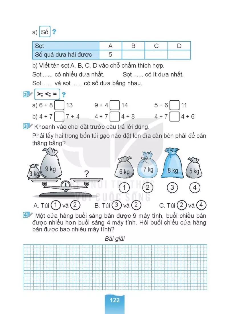 Bài 33. Ôn tập phép cộng, phép trừ trong phạm vi 20, 100