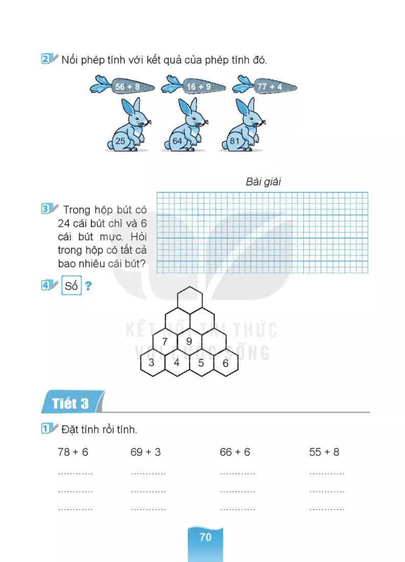 Bài 19. Phép cộng (có nhớ) số có hai chữ số với số có một chữ số 