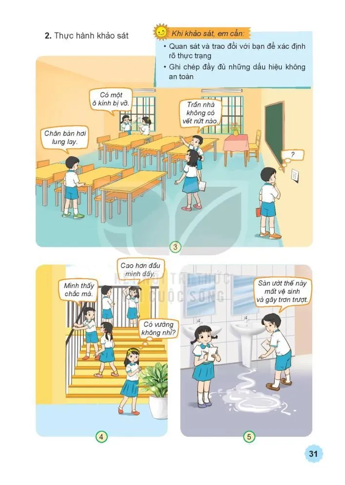Bài 7 Giữ an toàn và vệ sinh ở trường