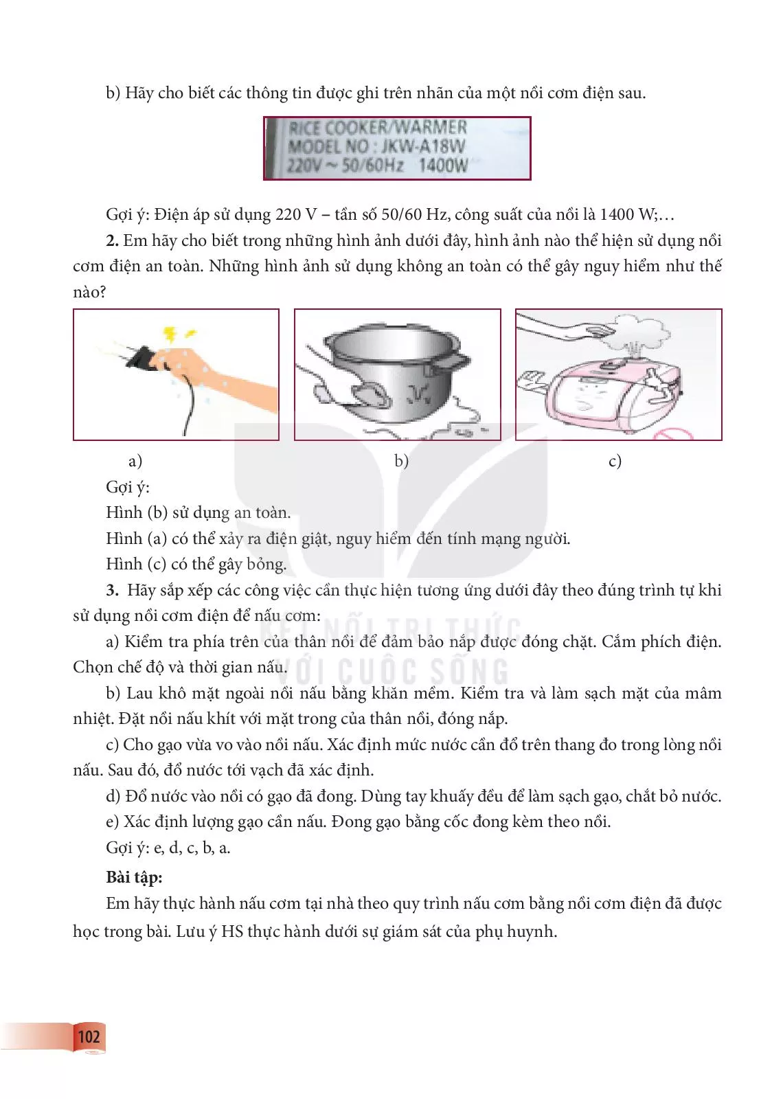 Bài 12. Nồi cơm điện  